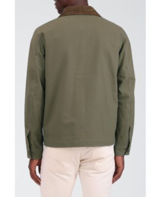 Men's Water-Resistant Cotton Shirt Jacket