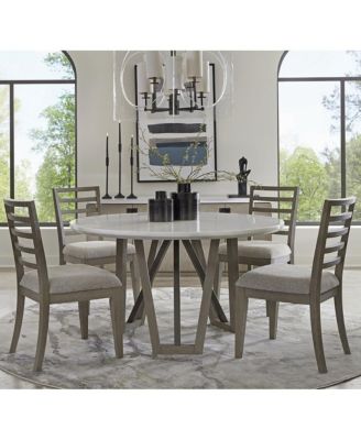  2 Pc  Wood  Ladder Back Design  Dining Chair