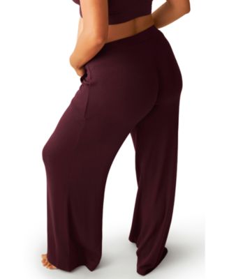 Maternity CozyKnit Wide Leg Lounge Pant