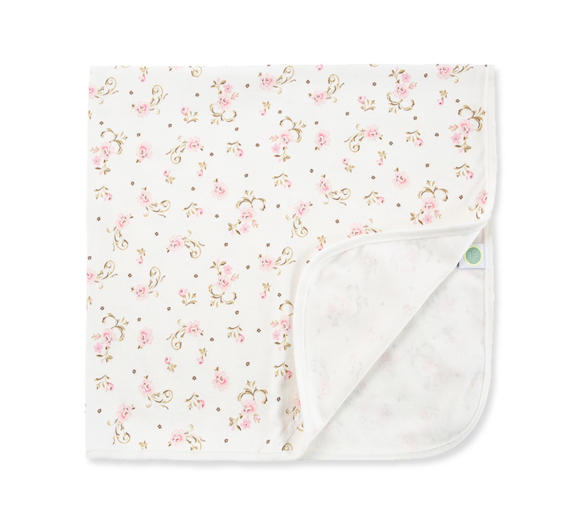 Детские Little Me Baby Girls Sweet Vintage Rose Print Blanket — фото 1