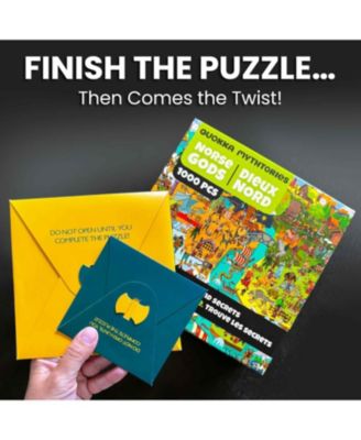 1000 Piece Puzzle for Adults Ancient Myths and Legends with Secret Tasks & Audio Story