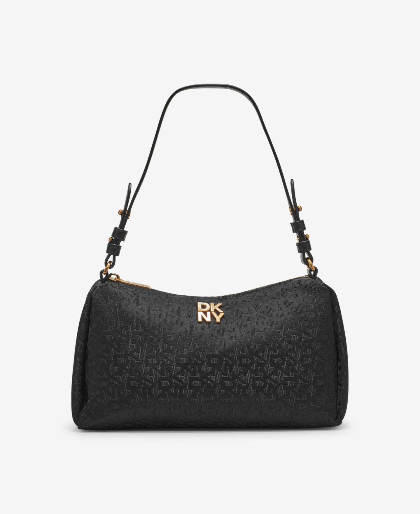 Женская сумка DKNY Remy Top Zip Shoulder, цвет: Чёрный — фото 6