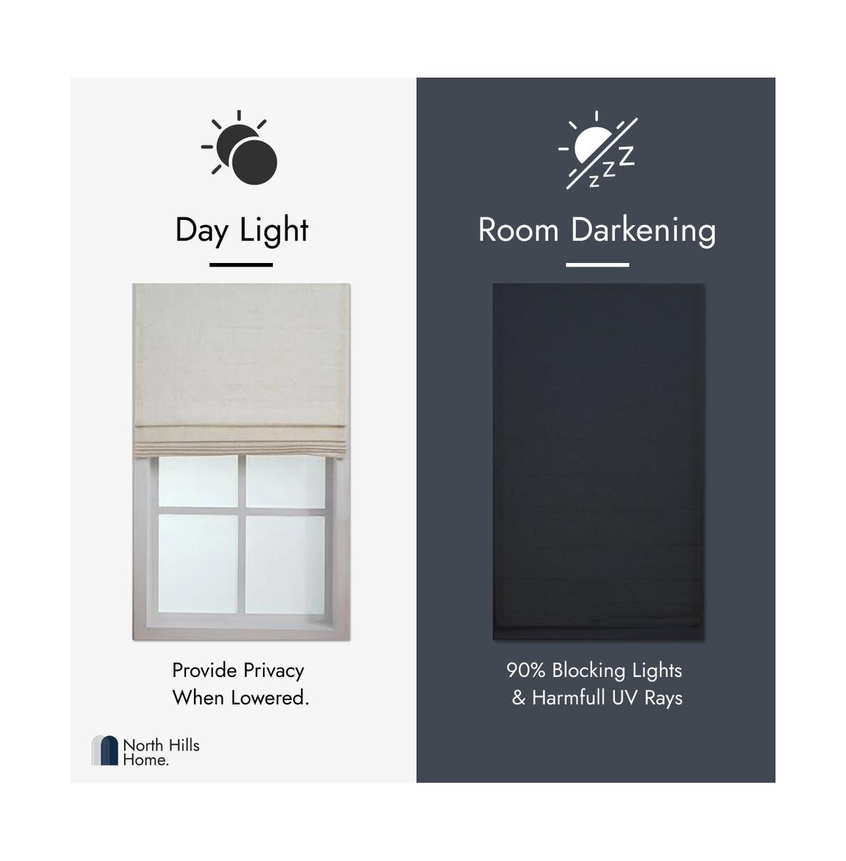 Shadisfy Linen Blend Cordless Roman Blinds