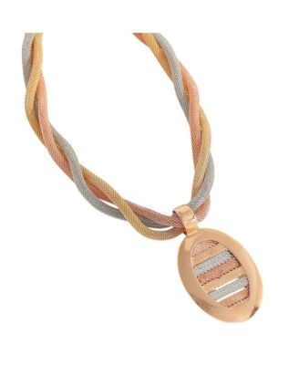 Gold-Plated Stones Jewellery Set