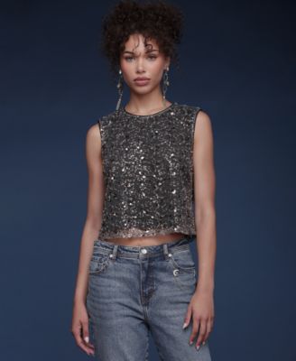 Embellished Sleeveless Top