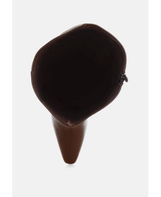 Womens Skara Faux Leather Calf Boots