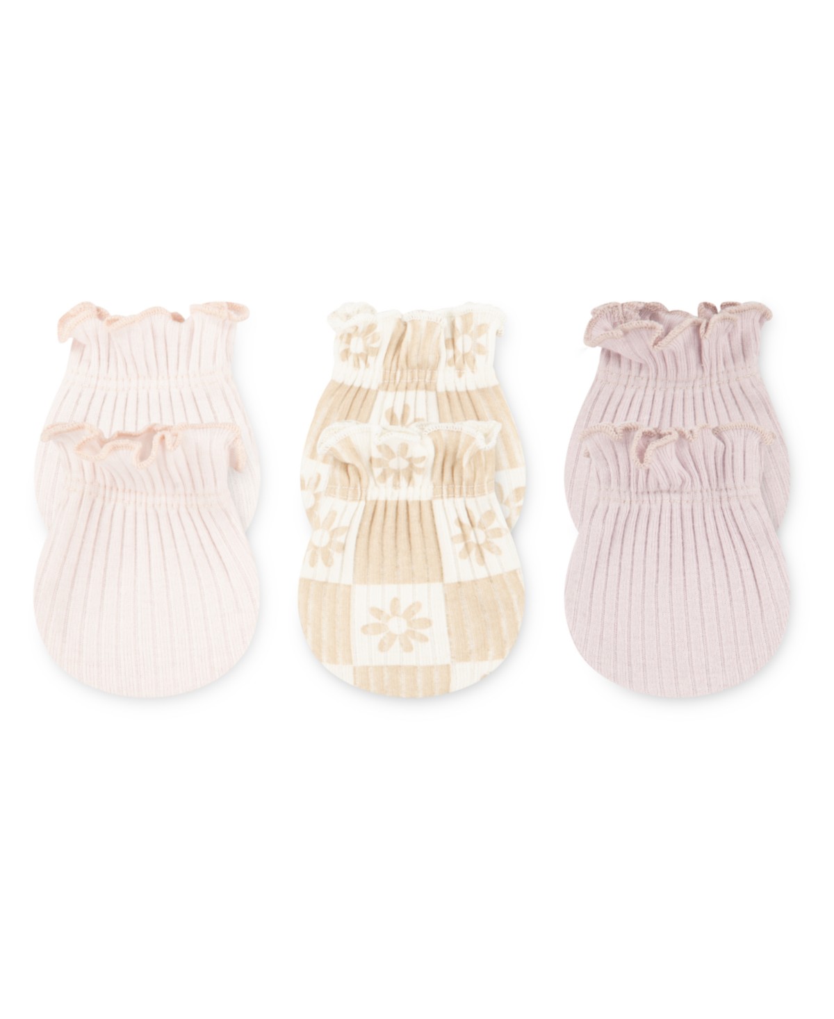 Детские Huggies Baby Girls' Warmth Mittens, 3-Pack Set — фото 1