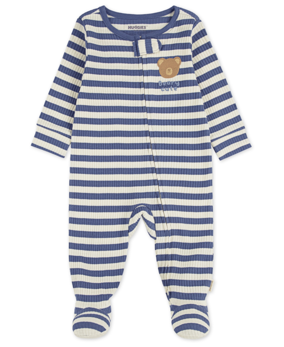 Huggies Baby Boys 2-Way Full-Zip Footed Coverall