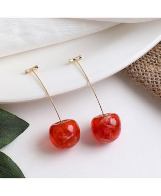 Women's Cherry Drop Earrings