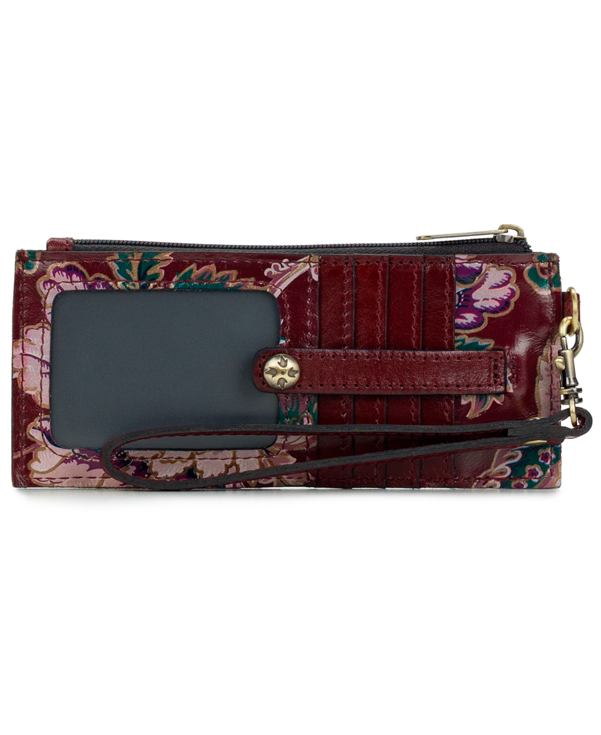 Patricia Nash Alanna Boxed Leather Wallet In Red