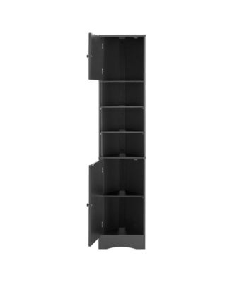 Corner Cabinet Tall Bathroom Storage
