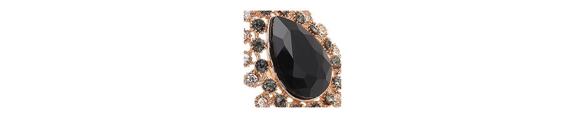 Sohi Women's Teardrop Cocktail Ring