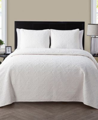 Caroline Embossed 2-Pc. Quilt Set, Twin