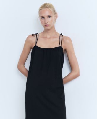 Women's Bow Cotton Dress