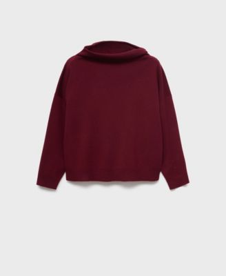 Women's Ruched Turtleneck Sweater