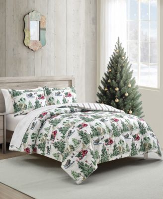 Snow Day Stripe 3-Pc. Comforter Sets