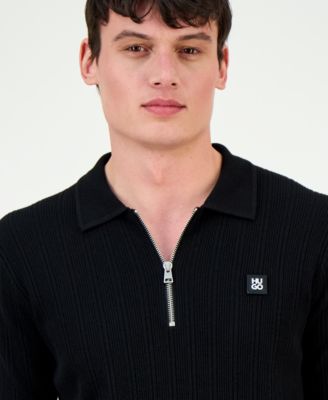 Men's Sastoro Long-Sleeve Quarter-Zip Textured Sweater