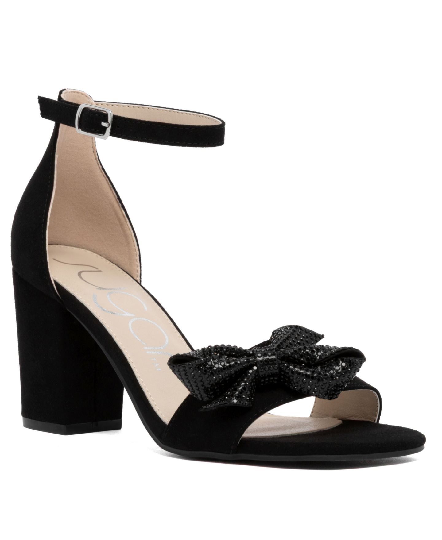 Женские сандалии Sugar Macayla Bow Detail Dress Sandal, цвет: Чёрный — фото 1
