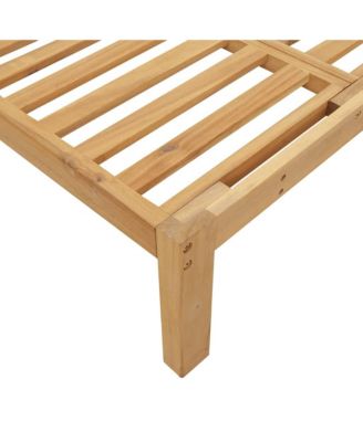 Pallet Middle Sofa Natural Wood Solid Acacia Wood