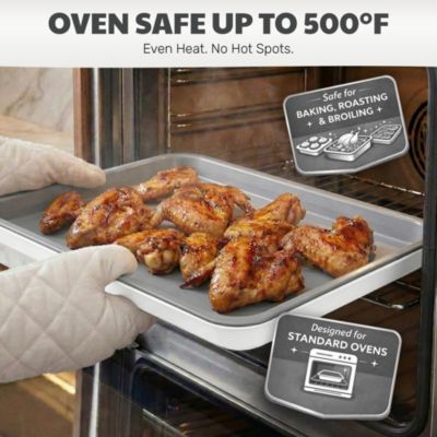 6-Piece Nonstick Stackable Nesting Bakeware Set