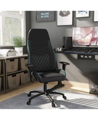 Aguil Faux Leather Adjustable Gaming Chair