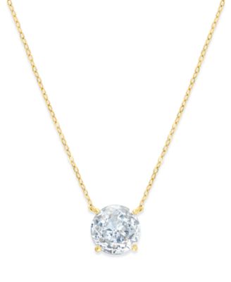 Eliot Danori 18k Gold-Plated Crystal Pendant Necklace, Created for Macy ...