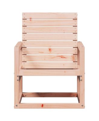 Garden Chair Natural Wood Solid Douglas wood Medium Durable