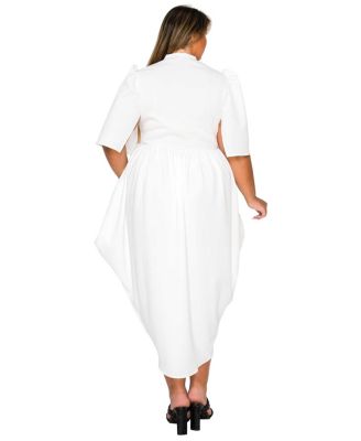 Plus Size Aesira Tulip Hem Pocket Dress
