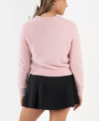 Girls' 7-12 Sweater and Skorts, 2-Piece Set