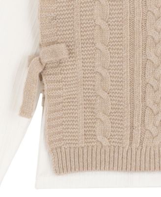 Girls' 7-12 Top, Vest and Skort, 3-Piece Set