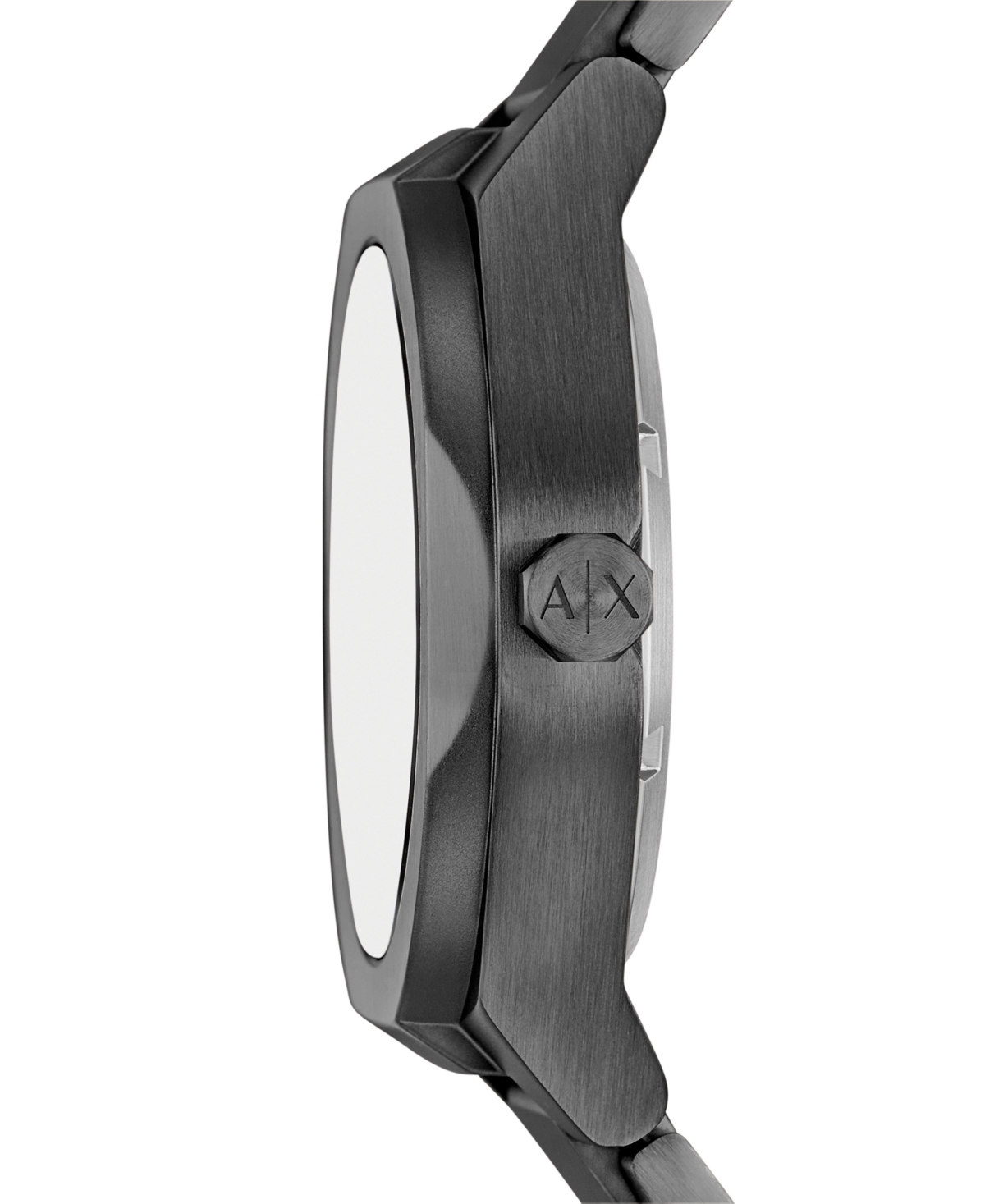 Armani Exchange Men's Sync Automatic Gunmetal Stainless Steel Watch, 44mm