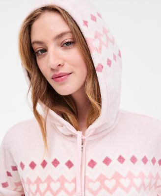 Juniors' Cozy Cropped Full-Zip Hoodie