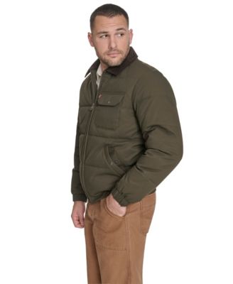 Men's Quilted Corduroy Collar Depot Jacket