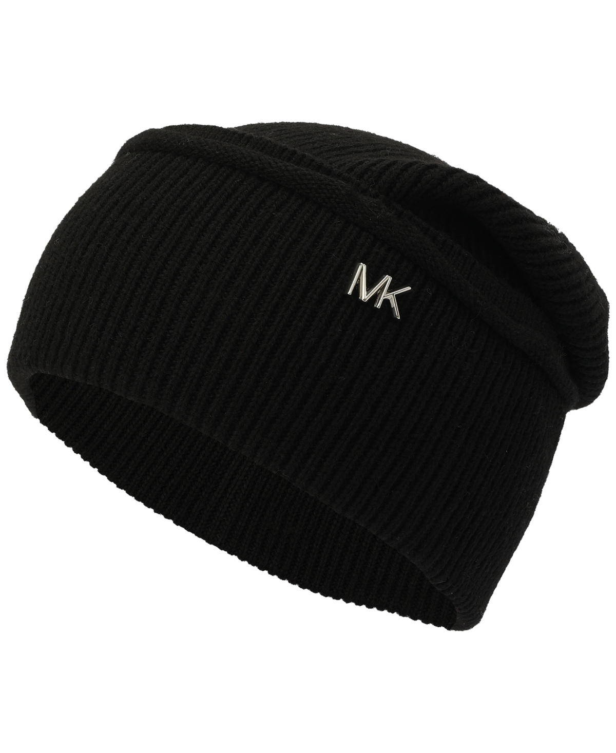 Michael Kors Women's Exposed Seam Cuff Beanie In Black