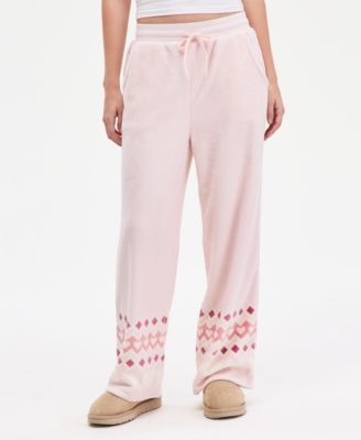 Juniors' Mink Pull-On Wide-Leg Pants