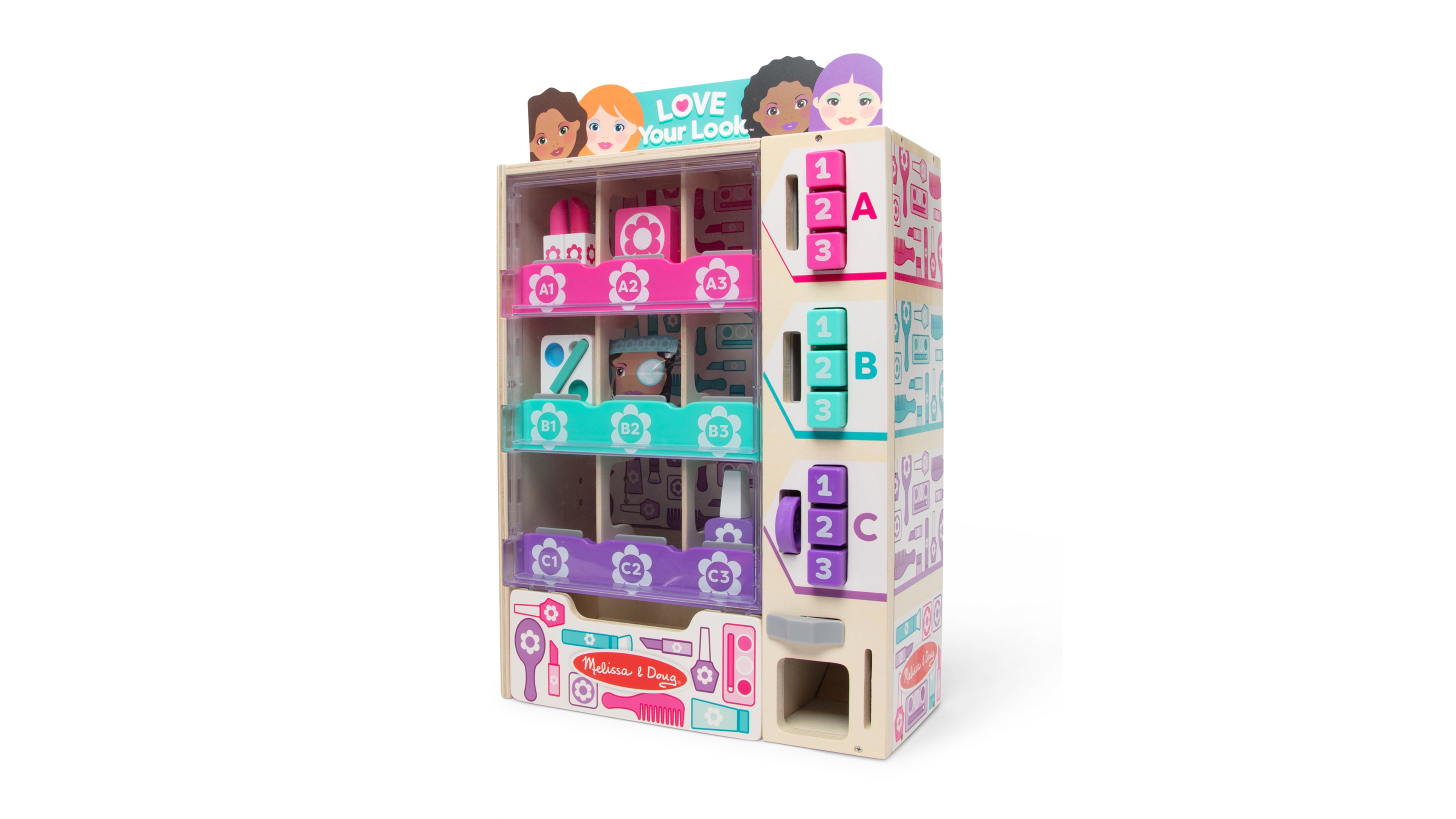 Melissa & Doug Beauty Vending Machine Play Set