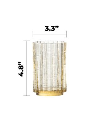 Mahalo Iced Beverage Glasses, Set of 4