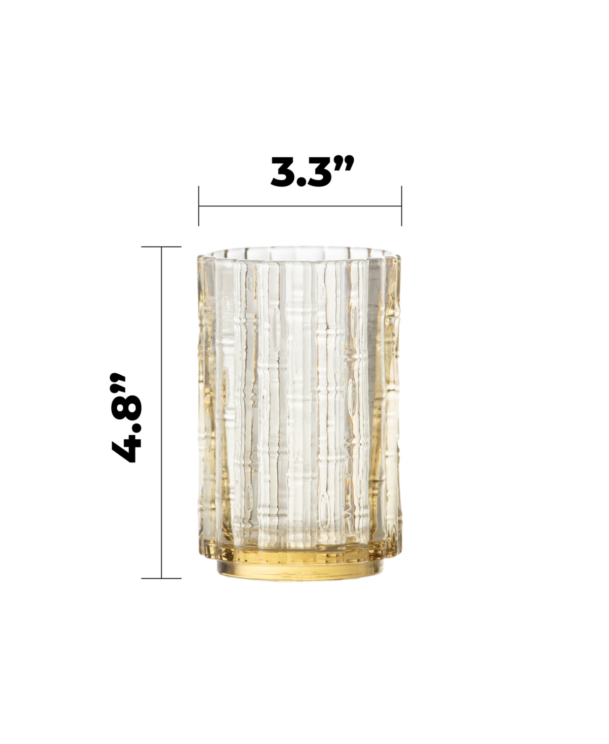 Fortessa Mahalo Iced Beverage Glasses, Set Of 4 In Transparent