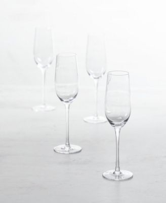Gala Champagne Flute Glasses, Set of 4
