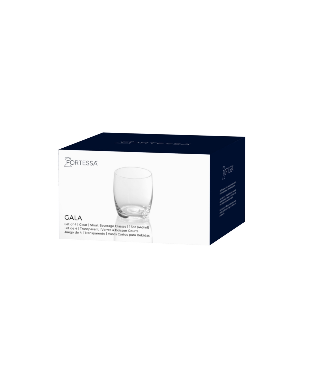 Fortessa Gala Short Beverage Glasses, Set of 4