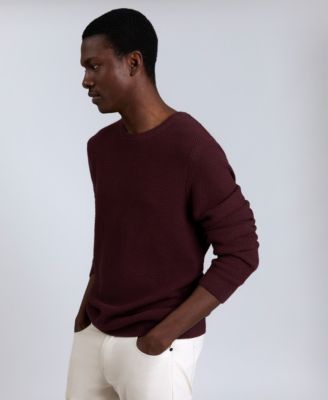 Men's Popcorn Crewneck Sweater