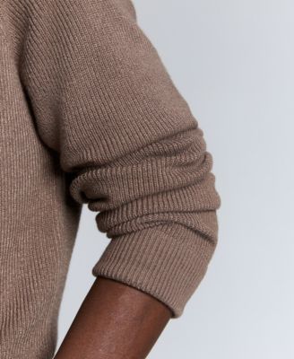 Men's Fold Over Turtleneck Sweater