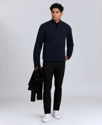 Kenneth Cole Men's Quarter Zip Sweater - Macy's