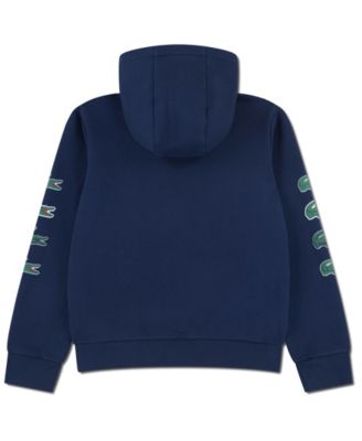 Boys' 8-20 Graphic Logo Print Full-Zip Hoodie