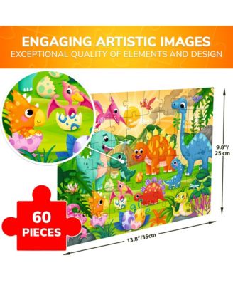 60 Pieces Jigsaw Puzzles for Kids Ages 4-6