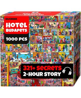 1000 Piece Puzzle for Adults with Hidden Secrets & Audio Story