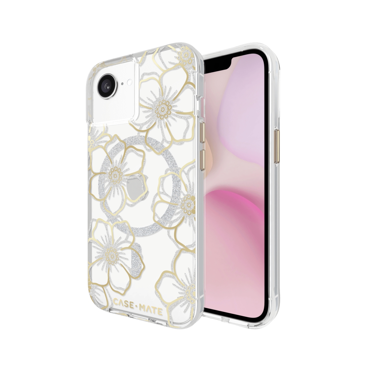 Case-Mate Floral Gems MagSafe Case for Apple IPSE2025 / iPhone 15 / iPhone 14 / iPhone 13