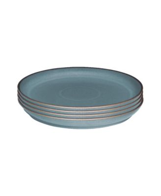 Azure Coupe Medium Plates, Set of 4