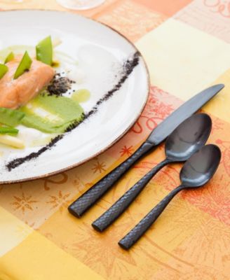 Lucca Faceted 20-Pc. Flatware Set, Service For 4