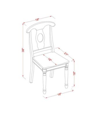 Dining Room Set Black & Cherry